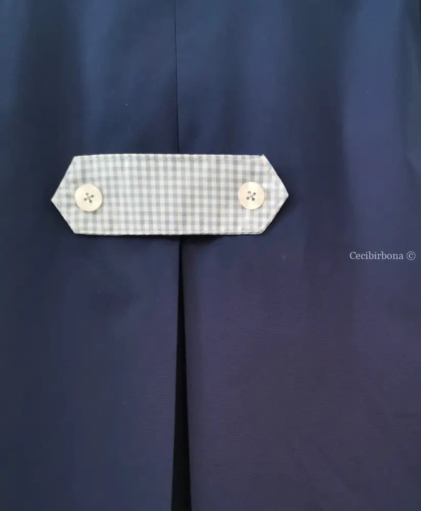 La casacchina blu per la scuola elementare per bimbo 6-7 grembiule scuola bimbo