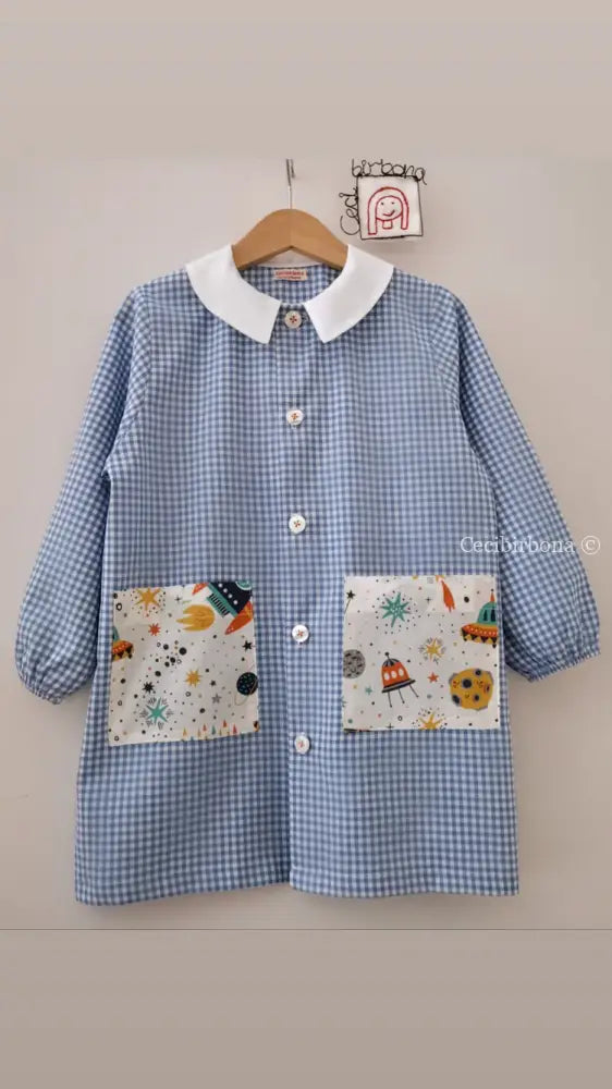 Riservato per Andrea grembiulino asilo e sacchetto grembiule asilo bimbo