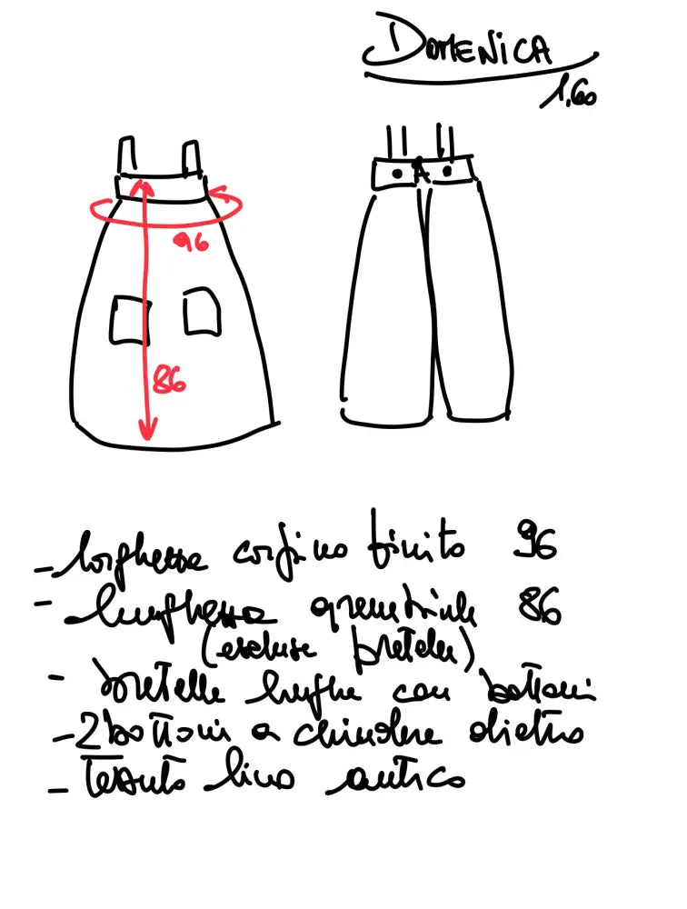 Riservato per Domenica grembiule con bretelle grembiule donna antico