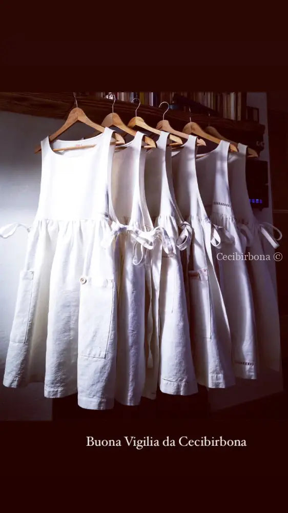 Riservato per Erica Grembiule per donna da cucina in lino antico ricamato in preordine grembiule donna tessuti antichi