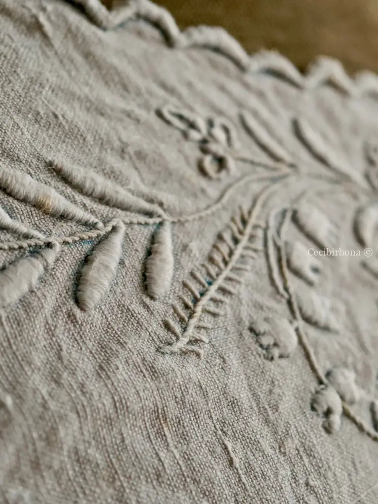 Abito in lino antico senza maniche “Corredo di Angiolina” abito donna