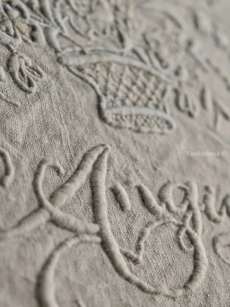 Abito in lino antico senza maniche “Corredo di Angiolina” abito donna