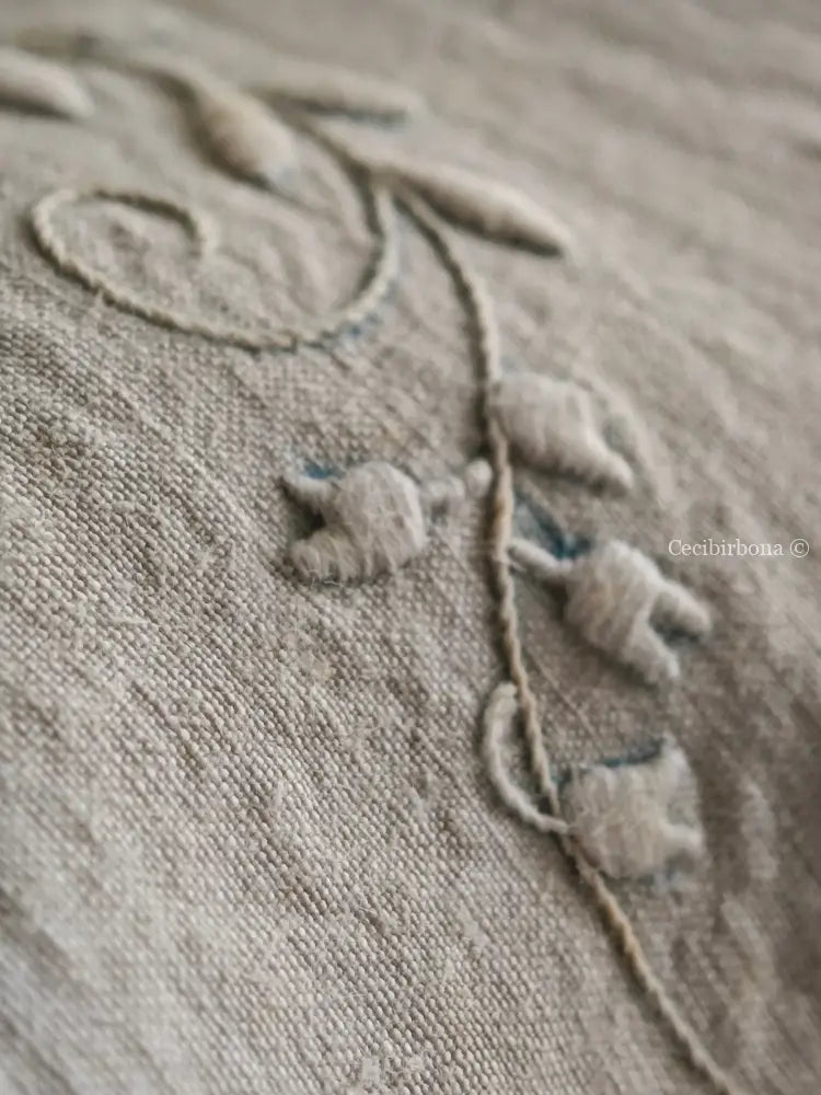 Abito in lino antico senza maniche “Corredo di Angiolina” abito donna