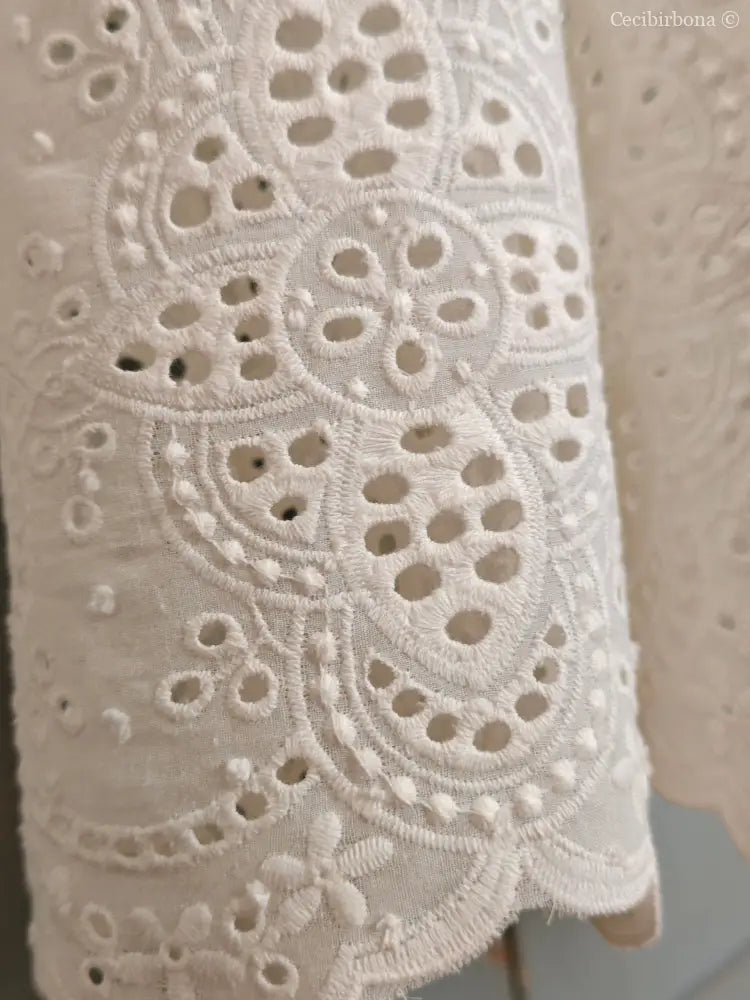 Abito prendisole in sangallo di cotone (Ref. 312) Small abito donna