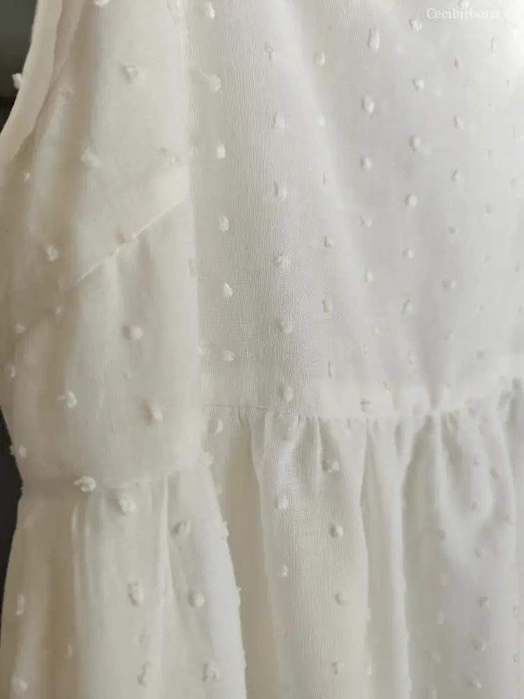 Abito prendisole in sangallo di cotone (Ref. 312) Small abito donna