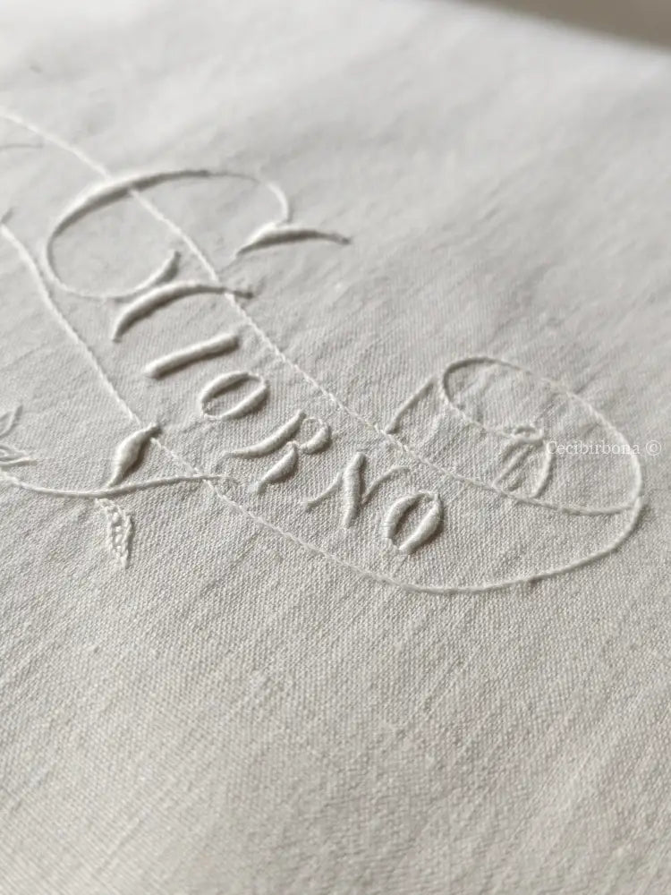 Asciugamano del Buon Giorno biancheria antica per la casa