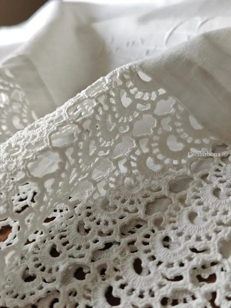 Asciugamano del Buon Giorno biancheria antica per la casa