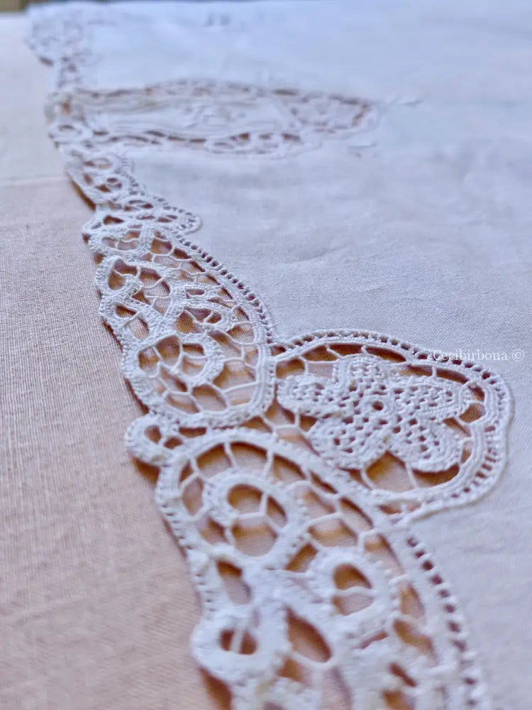 Completo lenzuolo matrimoniale ricamato con federe Lenzuolo matrimoniale rifamato