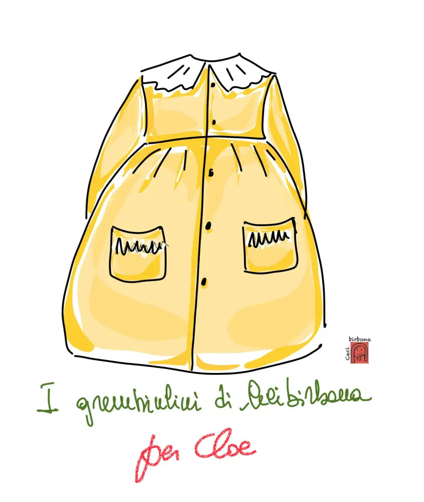 (Copia) RISERVATO PER CLOE grembiule asilo bimba