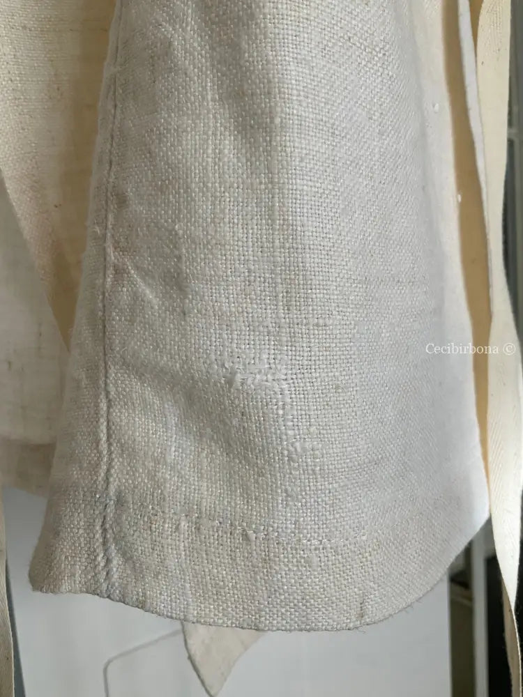 Disponibile in preordine Giacca corta incrociata grembiule donna tessuti antichi