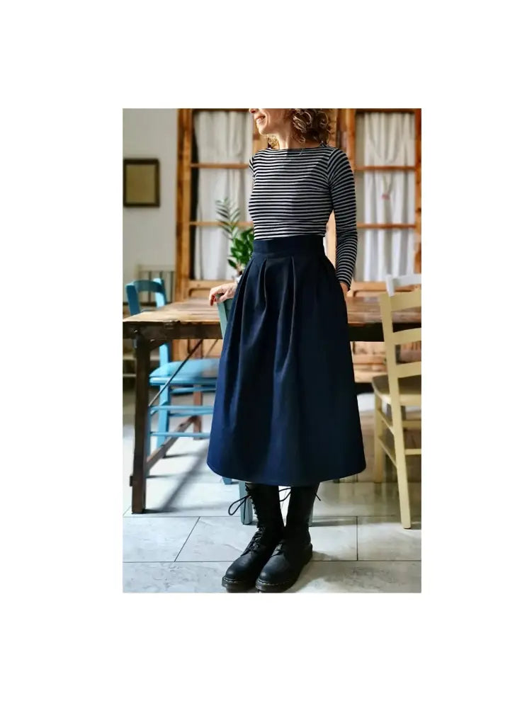 Gonna denim con cinturino e cerniera (Ref. 121) gonna donna