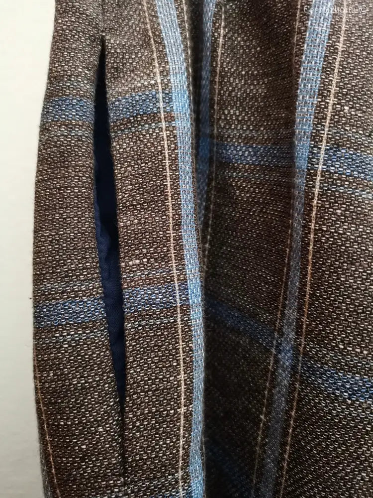 Gonna in lino con elastico e tasche nascoste (Rif. 153) gonna donna