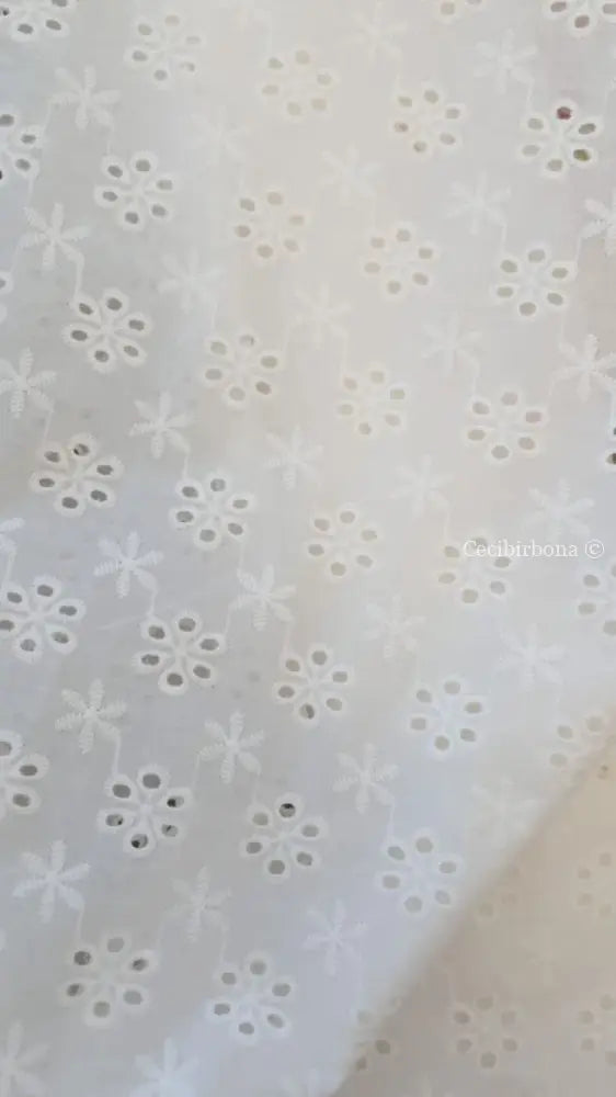 Gonna in sangallo di cotone con cinturino elastico per Cristina e Sabrina gonna donna