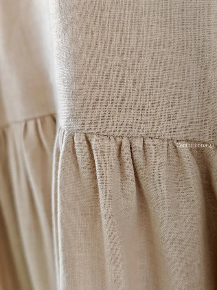 Grembiule abito con maniche e apertura posteriore (Ref. 307) grembiule donna tessuti moderni