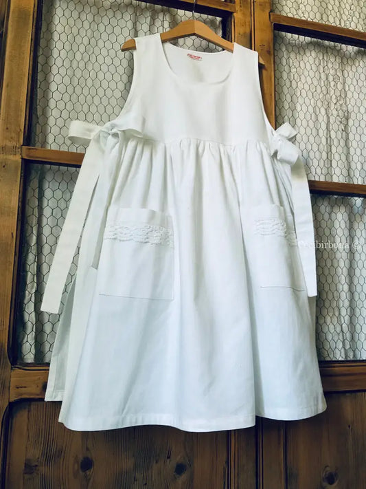 Grembiule bambina da cucina in tessuto vintage (Ref. 304) Grembiule bimba