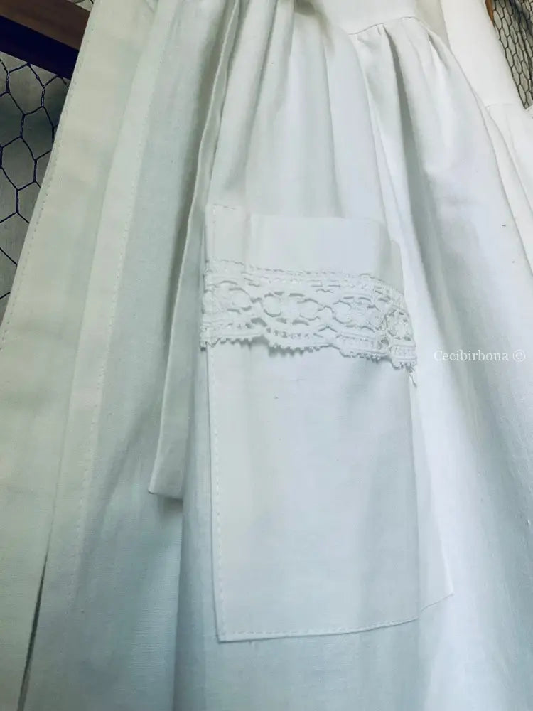 Grembiule bambina da cucina in tessuto vintage (Ref. 304) Grembiule bimba