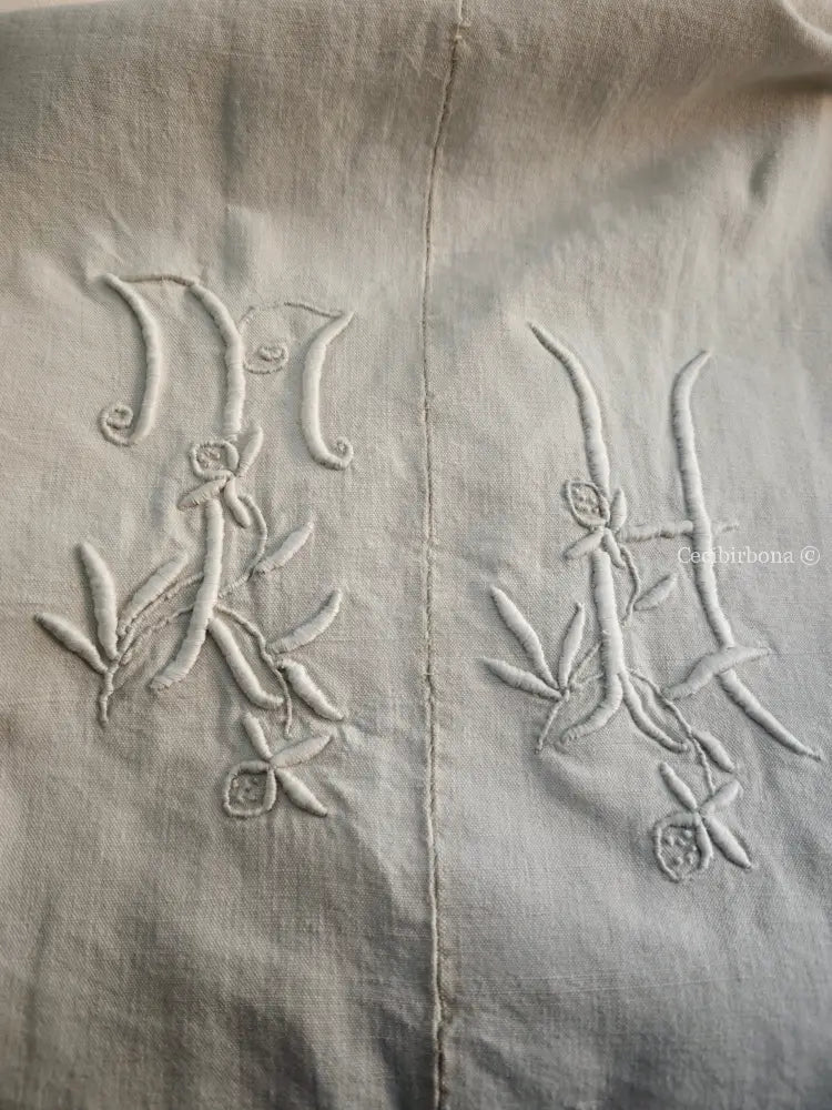 Grembiule con monogramma TH (Ref. 473) grembiule donna tessuti antichi