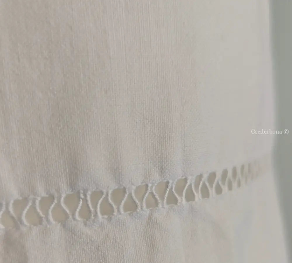 Grembiule da cucina con sfilatura e monogramma N (Ref. 501) grembiule donna in tessuto antico