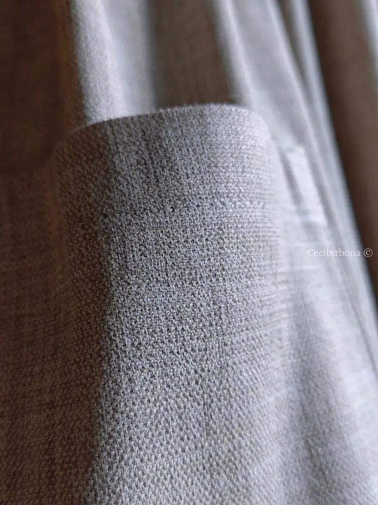 Grembiule in lino garzato beige (Ref. 492) grembiule donna tessuti moderni