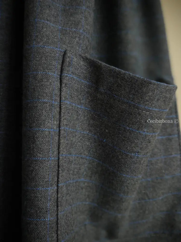 Grembiule invernale grigio (Ref. 445) grembiule donna tessuti moderni