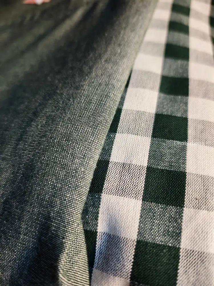 Grembiule patchwork verde scuro (Ref. 435) grembiule donna tessuti moderni