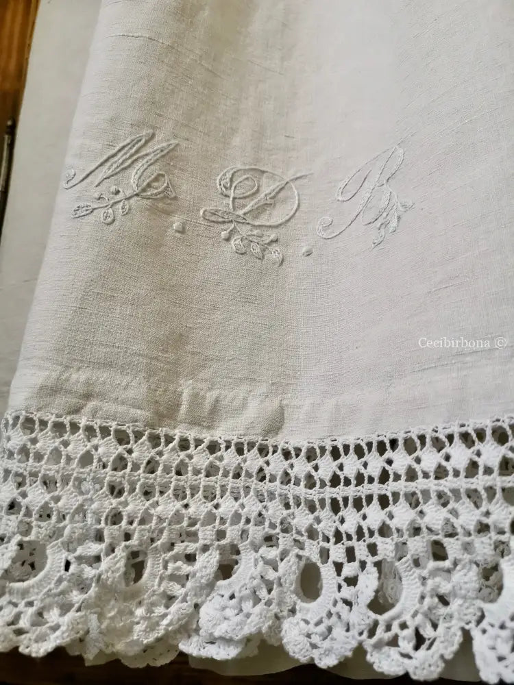 Grembiule per donna da cucina con balza uncinetto - grembiule bianco da cucina con pizzo grembiule donna tessuti antichi