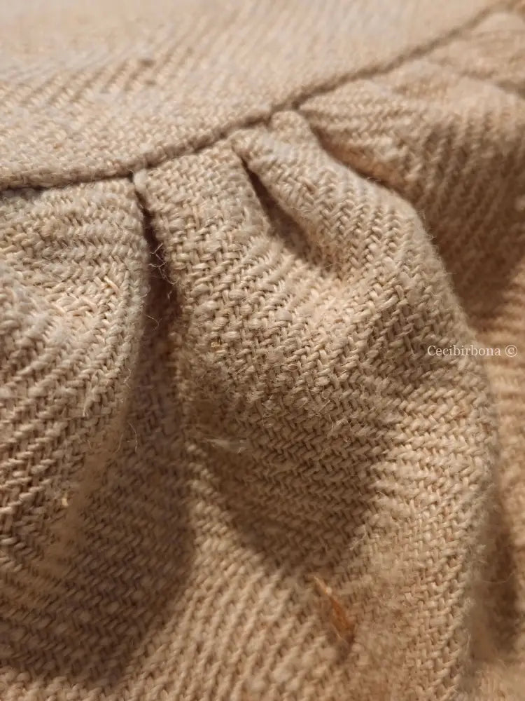 Grembiule per donna da cucina in lino e canapa (Ref. 500) grembiule donna tessuti antichi