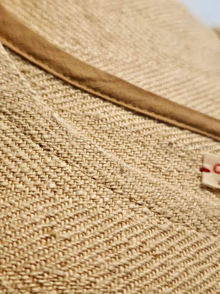 Grembiule per donna da cucina in lino e canapa (Ref. 500) grembiule donna tessuti antichi