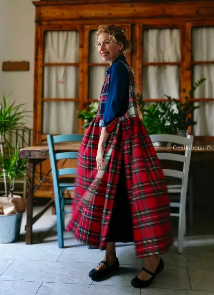Grembiule tartan patchwork (Ref. 373) grembiule donna tessuti moderni