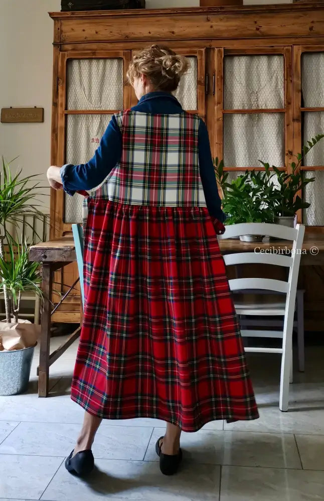 Grembiule tartan patchwork (Ref. 373) grembiule donna tessuti moderni