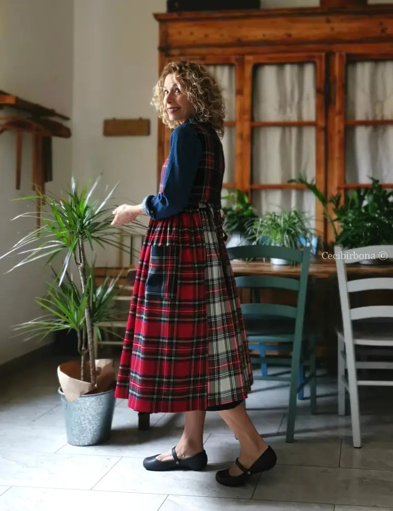 Grembiule tartan patchwork (Ref. 381) grembiule donna tessuti moderni