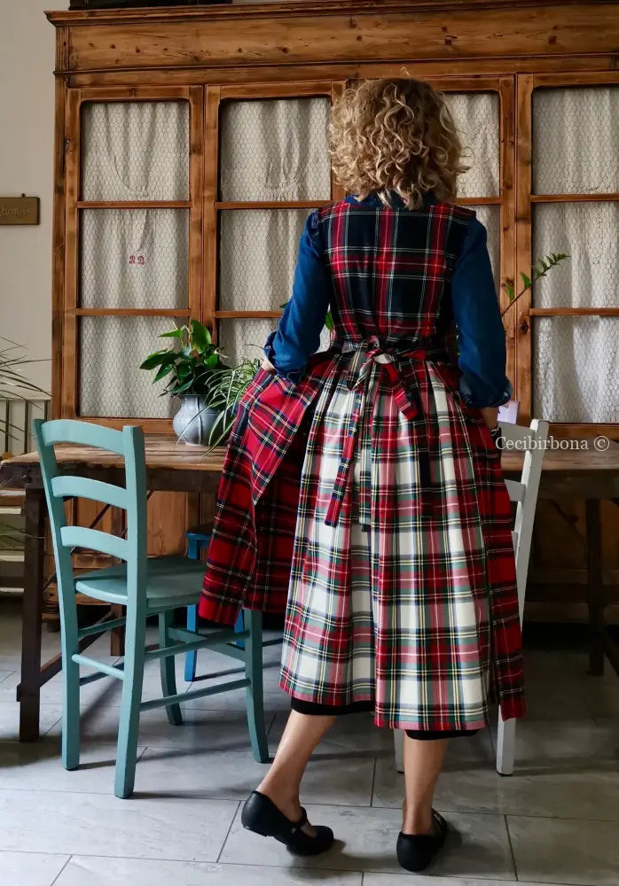Grembiule tartan patchwork (Ref. 381) grembiule donna tessuti moderni
