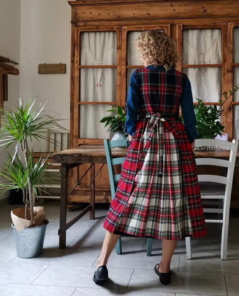 Grembiule tartan patchwork (Ref. 381) grembiule donna tessuti moderni