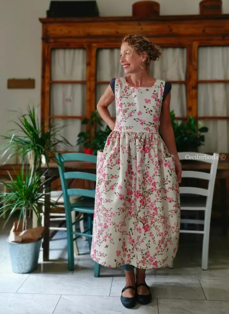 Il grembiule della primavera (Ref. 399) grembiule donna tessuti moderni