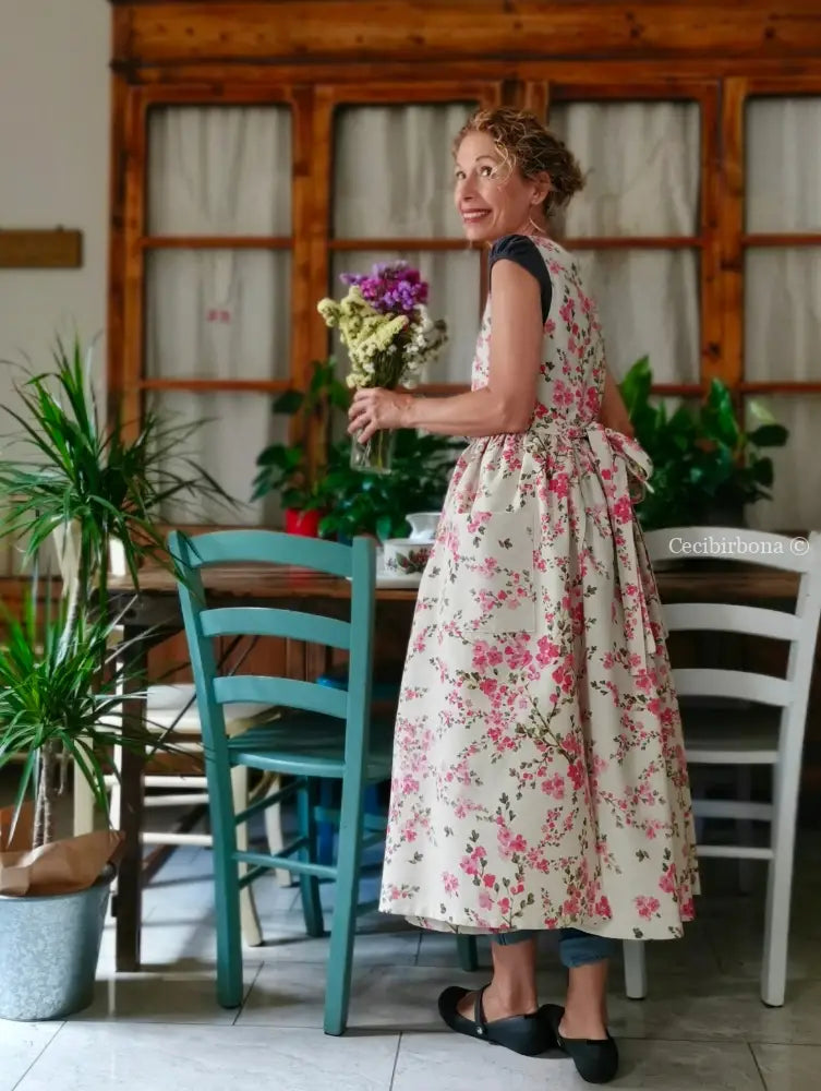 Il grembiule della primavera (Ref. 399) grembiule donna tessuti moderni