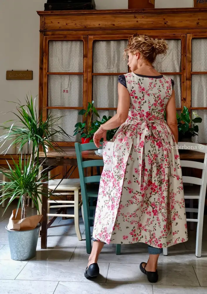 Il grembiule della primavera (Ref. 399) grembiule donna tessuti moderni