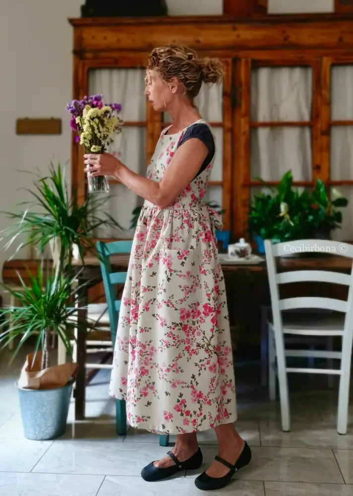 Il grembiule della primavera (Ref. 399) grembiule donna tessuti moderni