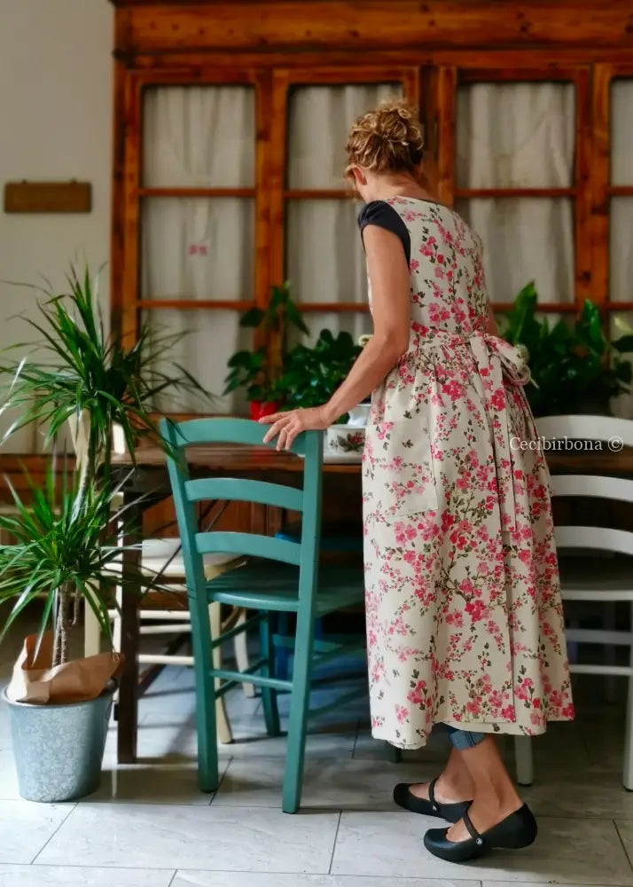 Il grembiule della primavera (Ref. 399) grembiule donna tessuti moderni