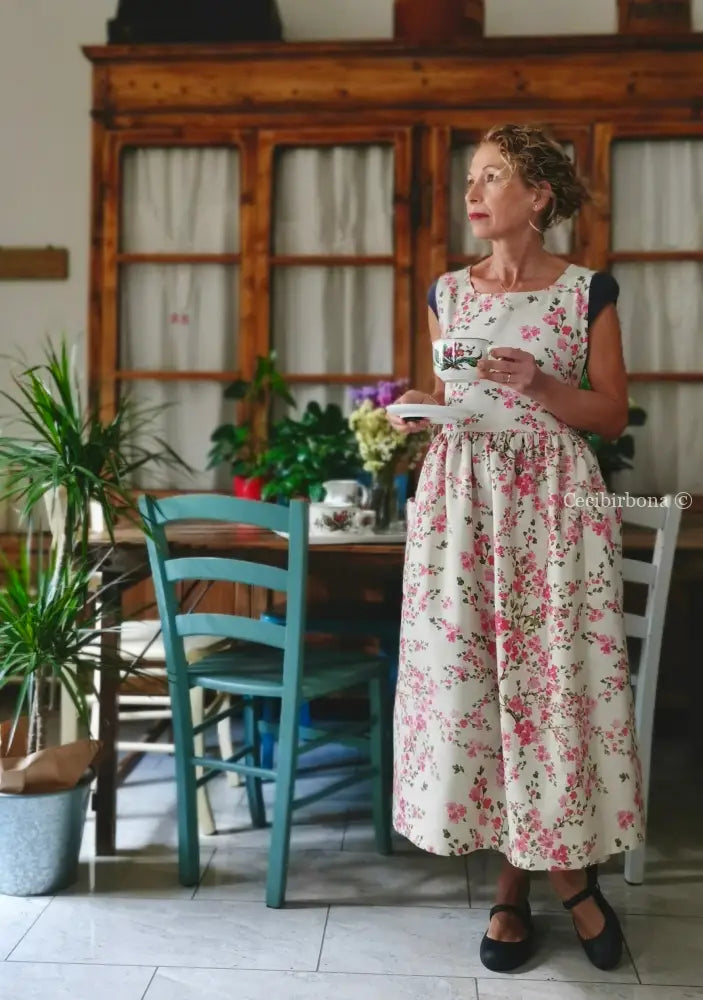 Il grembiule della primavera (Ref. 399) grembiule donna tessuti moderni