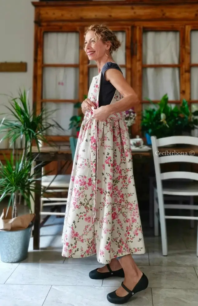 Il grembiule della primavera (Ref. 399) grembiule donna tessuti moderni