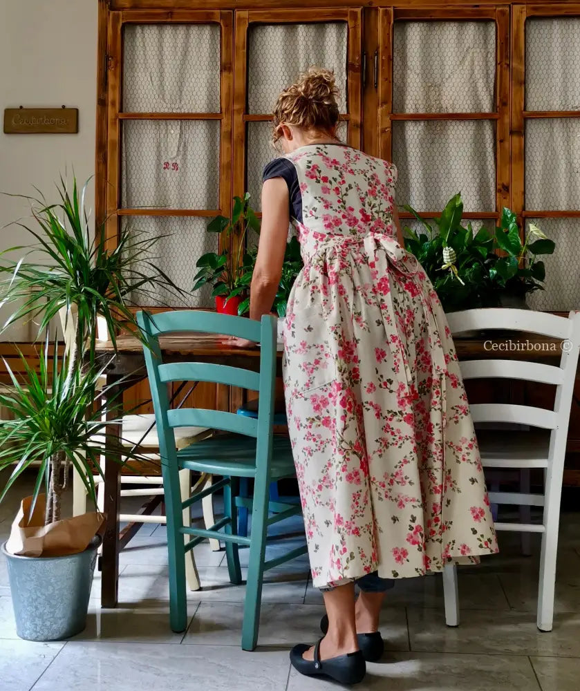 Il grembiule della primavera (Ref. 399) grembiule donna tessuti moderni