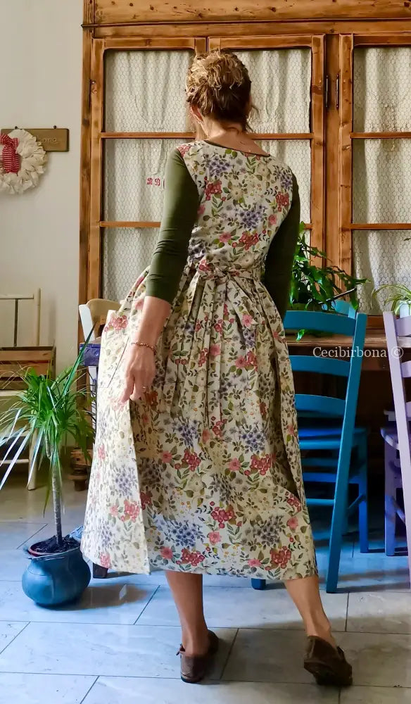 Il grembiule della primavera (Ref. 486) grembiule donna tessuti moderni