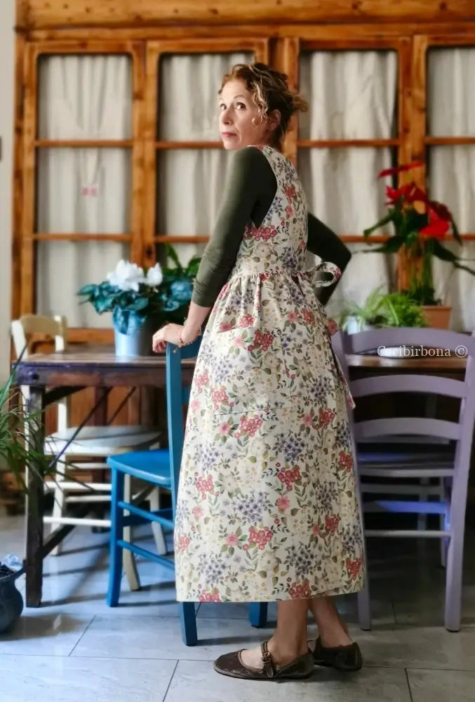 Il grembiule della primavera (Ref. 486) grembiule donna tessuti moderni