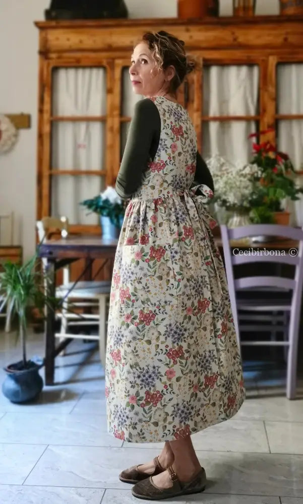 Il grembiule della primavera (Ref. 486) grembiule donna tessuti moderni