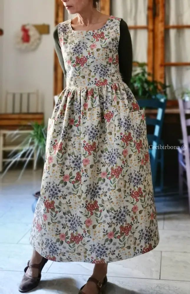 Il grembiule della primavera (Ref. 486) grembiule donna tessuti moderni