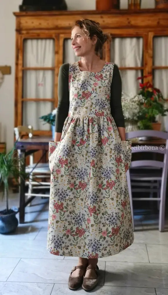 Il grembiule della primavera (Ref. 486) grembiule donna tessuti moderni