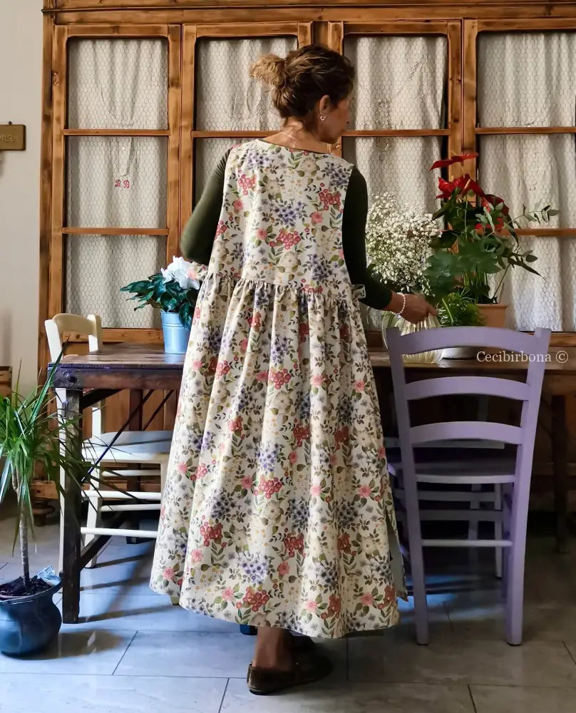 Il grembiule della primavera (Ref. 486) grembiule donna tessuti moderni