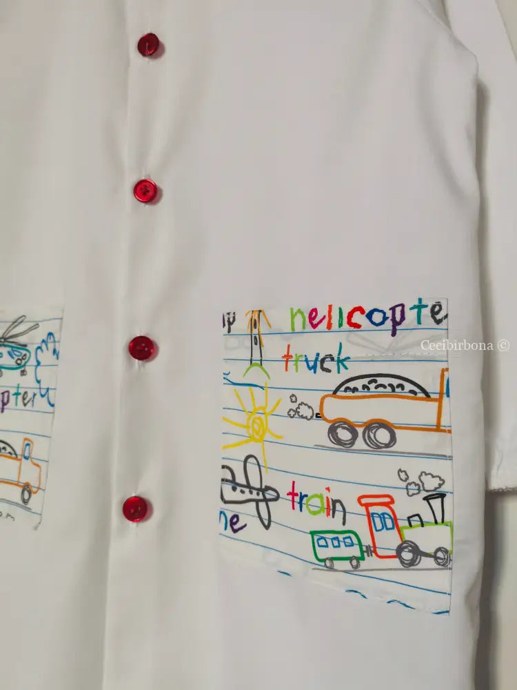 Il grembiulino bianco per asilo per bimbo grembiule asilo bimbo