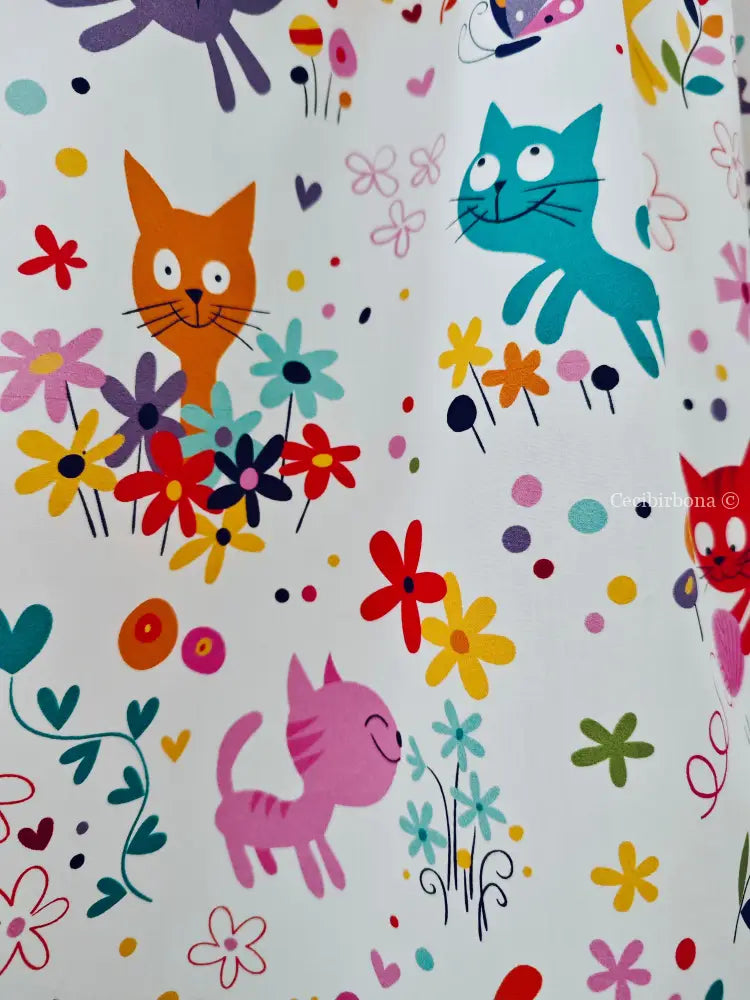 Il grembiulino dei gattini birichini 3/4 anni grembiule asilo bimba