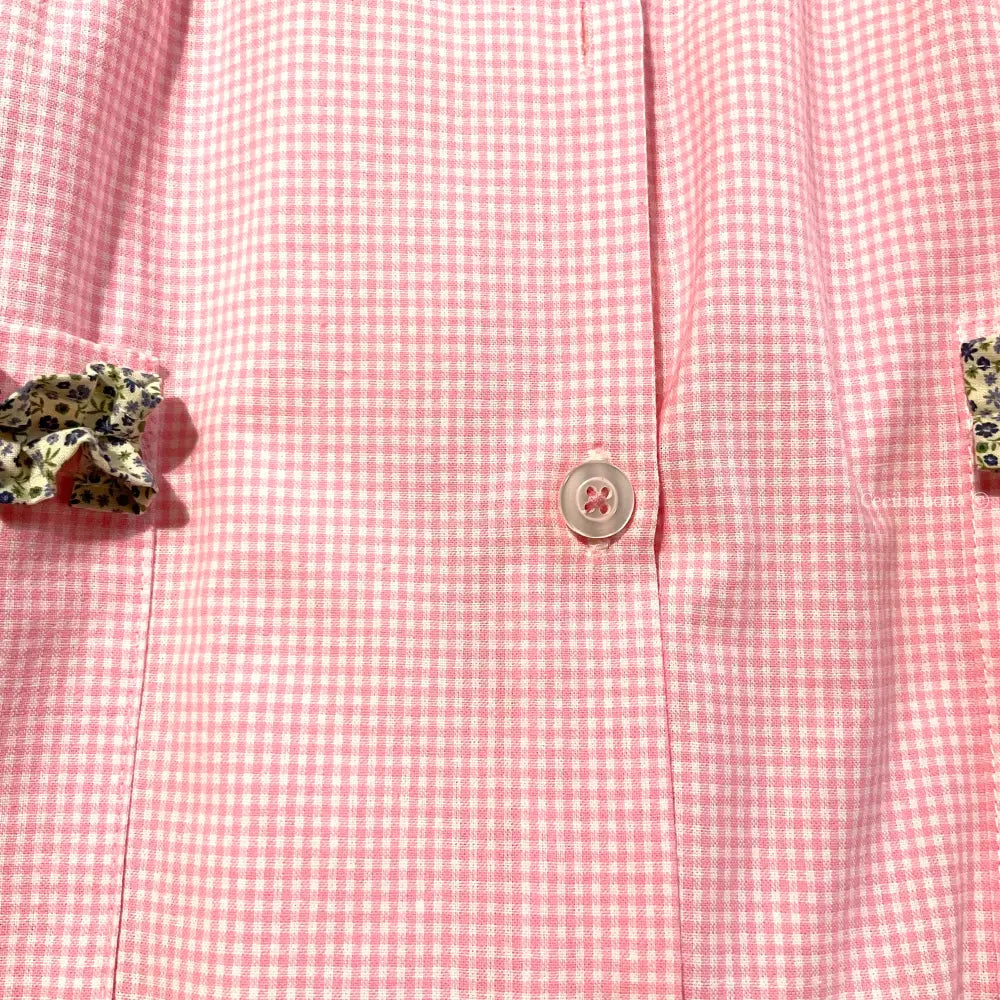 IN SALDO Grembiule bambina per asilo 4/5 anni con rouches a fiorellini azzurri grembiule asilo bimba